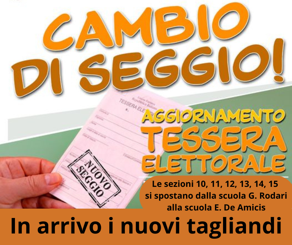 Cambio di seggio!!